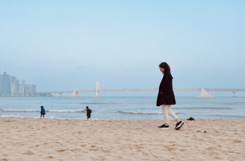 A walk by Gwangalli beach